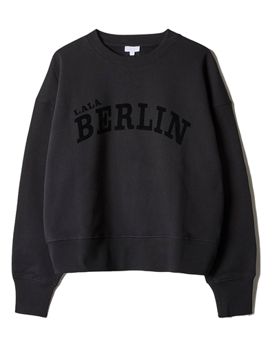 Lala Berlin - Cotton Flock Logo 2 Sweatshirt - Black 
